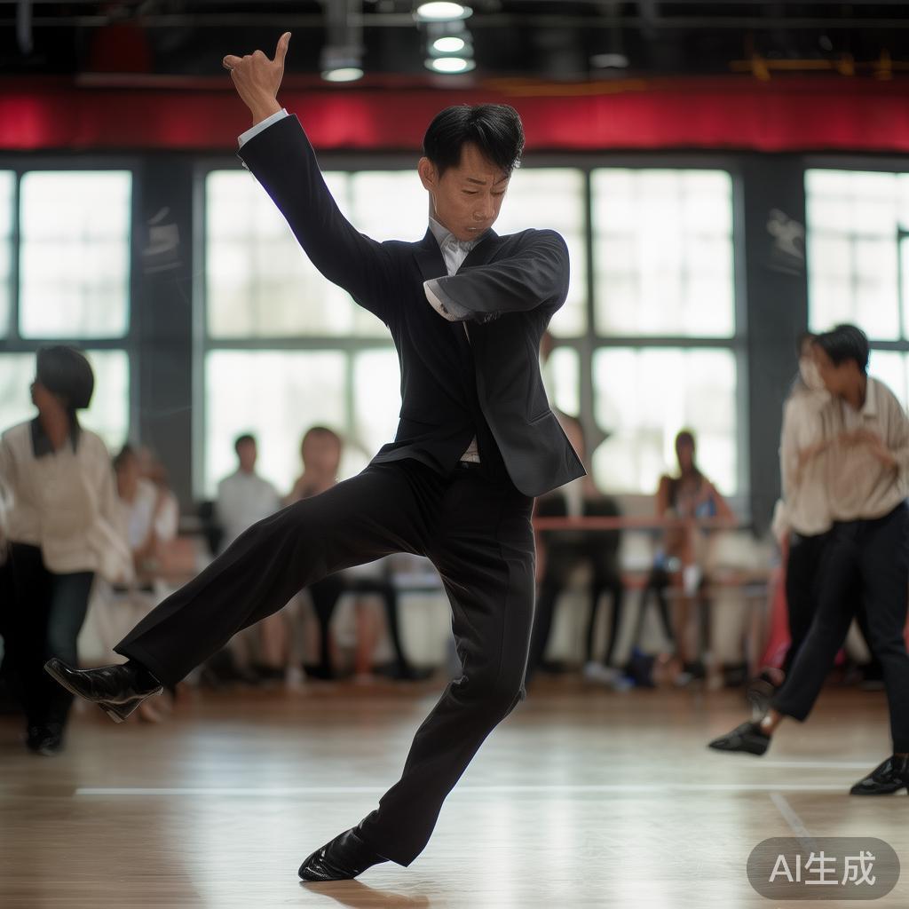 作为一名体育舞蹈的专业人士，张智博从小便展现出对舞