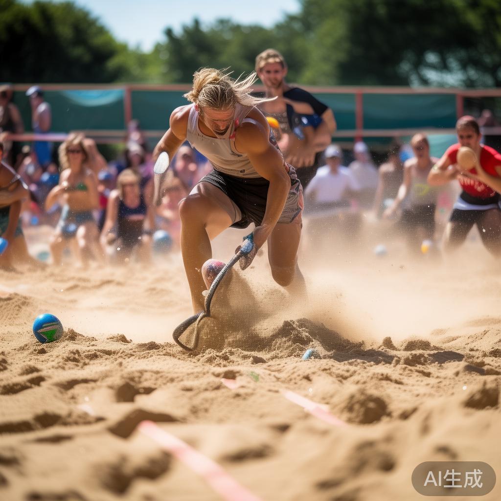 以某知名沙壶球赛事为例，专业运动员通过高超的技术展